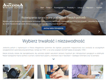 Tablet Screenshot of anixandra.com.pl